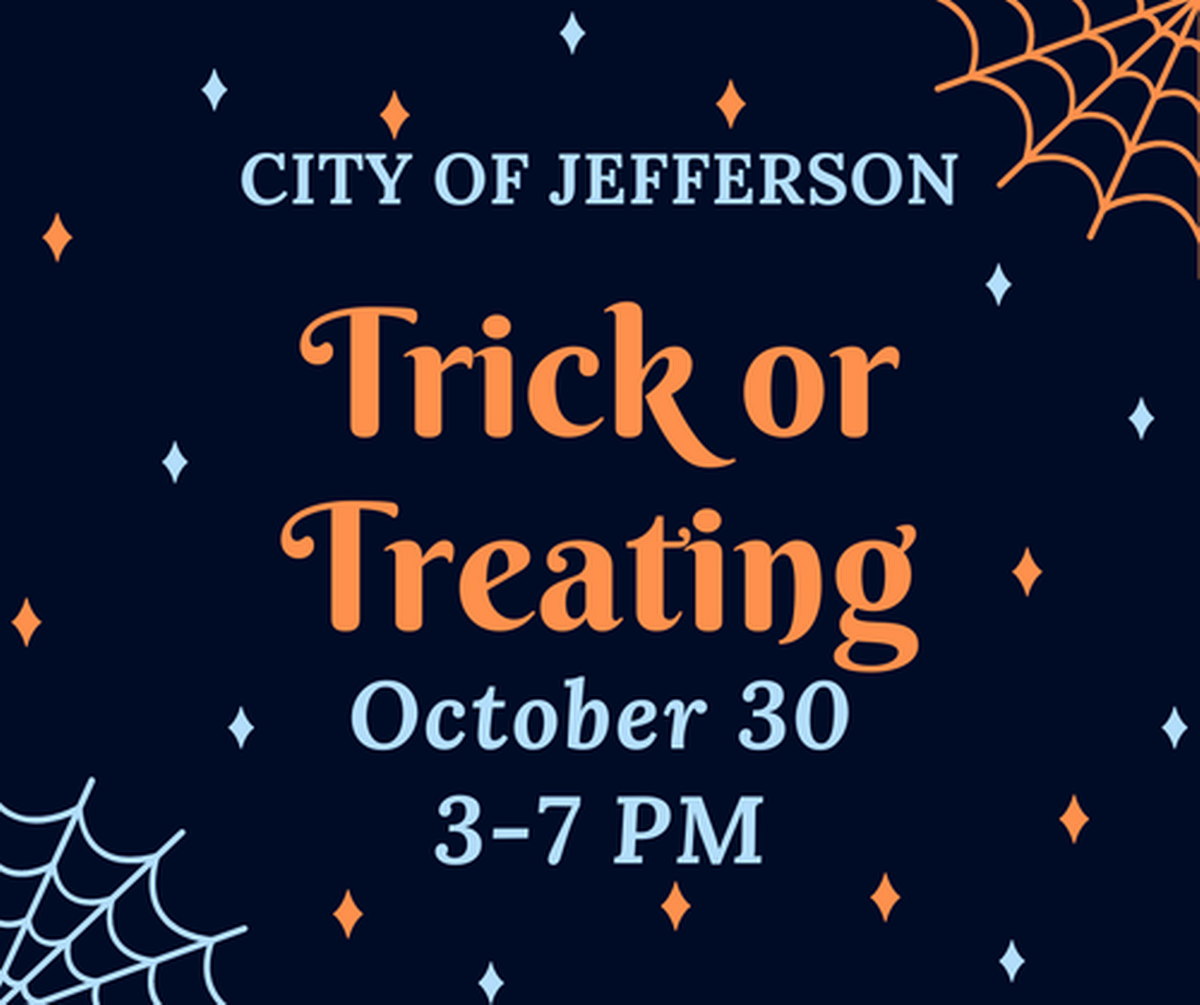 Jefferson Trick or Treating Oct 30, 2021